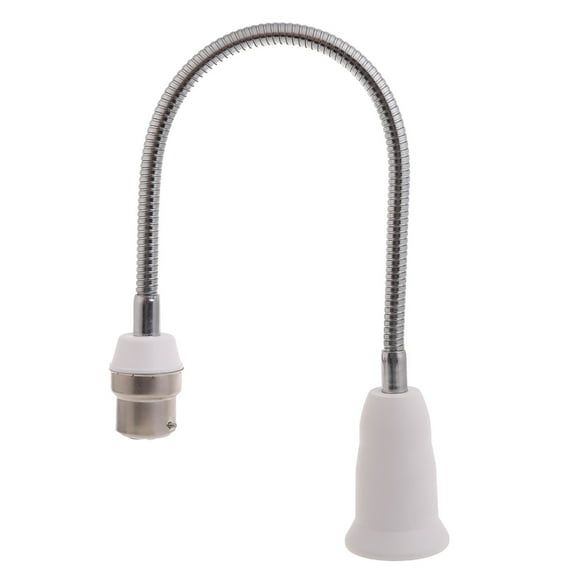 B22 to E27 Extended Light Base Stand Lamp Bulb Socket Adapter Holder Adjustable Lamp Socket Extender AC100-230V
