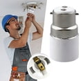 thumbnail image 1 of B22 to E27 Light Bulb Socket Converter Bayonet Lamp Base Adapter for Ceiling Fans and Chandeliers, 1 of 6