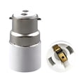 thumbnail image 1 of B22 to E27 Light Bulb Socket Converter Bayonet to Screw Adapter for Ceiling Fans Chandeliers LED and Incandescent Bulbs Holder Base, 1 of 7