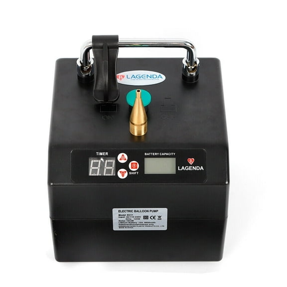 B231 Lagenda Portable Electric Balloon Pump Balloon Inflator Air Blower Electric Balloon Inflator Balloon Pump Air Blower For 160/260 5" Balloon Party