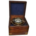 thumbnail image 1 of B24 BR48402 Brass Boxed Gimbled Compass by IOTC, 1 of 1