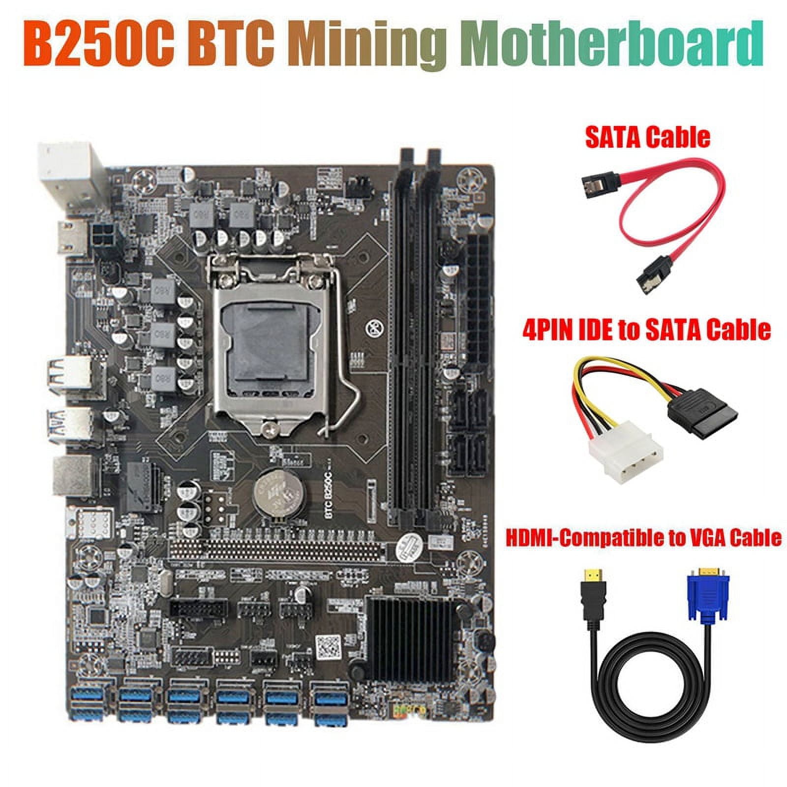 B250C Mining Motherboard with 12 PCIE GPU Slots and Iraq Ubuy