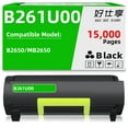 thumbnail image 1 of B261U00 Compatible High Yield Toner Cartridge Replacement ONLY for Lexmark B2650 MB2650 B2650DN B2650DW MB2650ADWE Series Laser Printers (1Pack-15,000Pages), 1 of 7