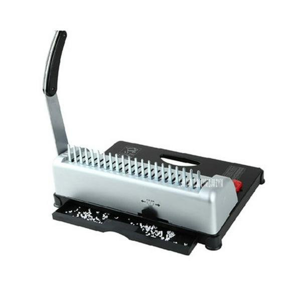 B2988 A4 Paper Binding Machine Puncher Binder 21 Holes Binding Machine 12 Sheets Punching 450 Sheets Binding Office Home Tools ,Easy to Use