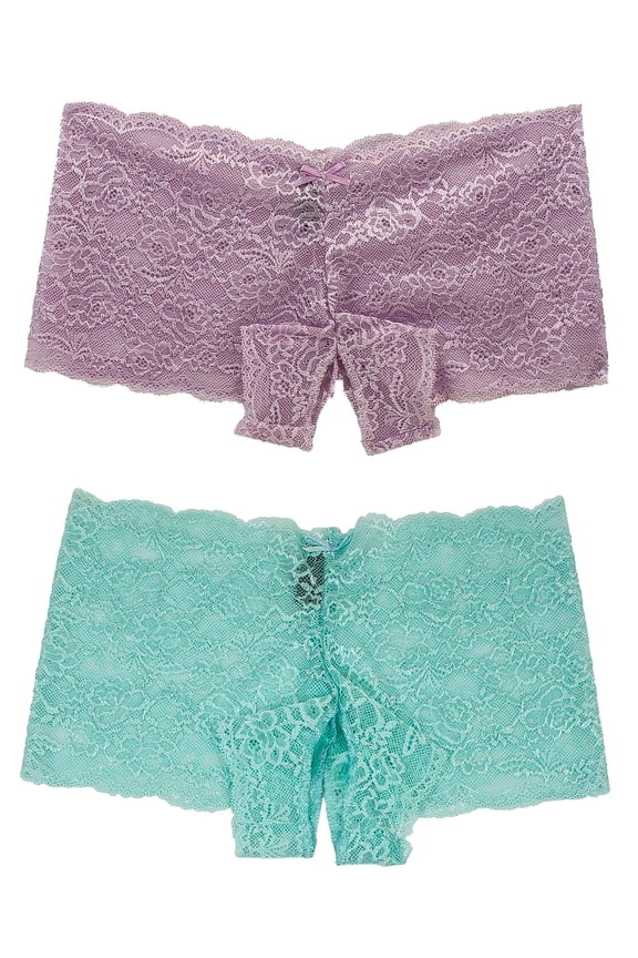 Cheeky Boy Shorts Panty (Women's), 2 Pack