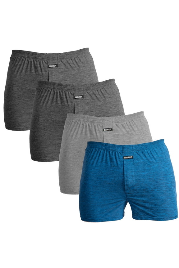 Men's Breathable Boxers Cool Touch Small to Big & Tall Multi-Pack