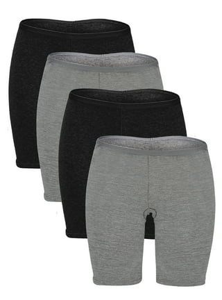 Women's Anti Chafing Cotton Underwear Boy Shorts Long Leg Boyshorts Panties  3 Pack