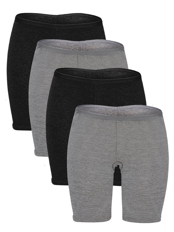 Women's Panties Long Leg 6.5" Boxer Brief Small to Plus Sizes Multi-Pack