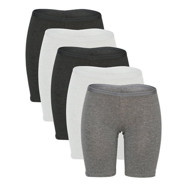 B2BODY Women's Panties Stretch Cotton 6.5" Boxer Briefs Underwear Multi-Pack