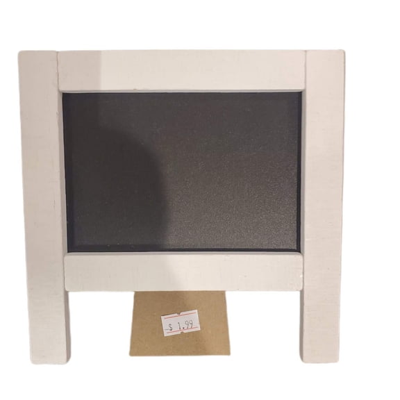 7x7 Small Tabletop Chalkboard Frame - Home Decor