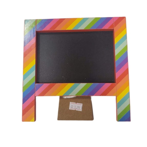 Small Tabletop Chalkboard, 7x7 Frame - Home Decor
