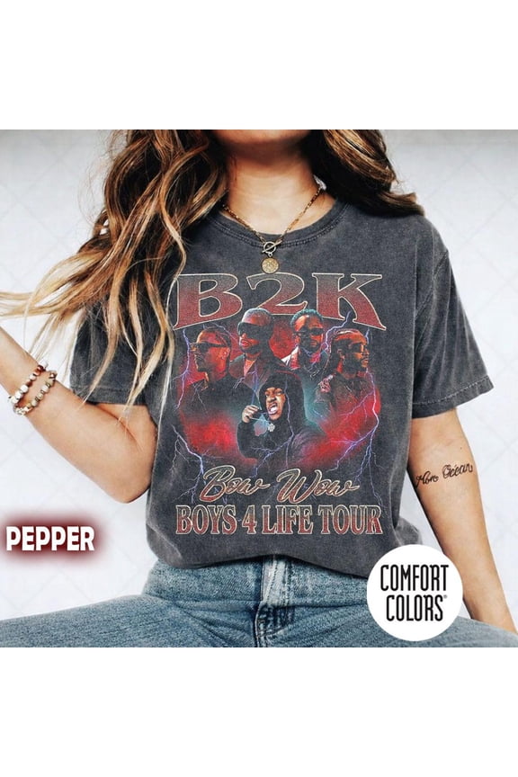 B2K Bow Wow Boys 4 Life Tour Shirt, Vintage 90s Rap Tee Style