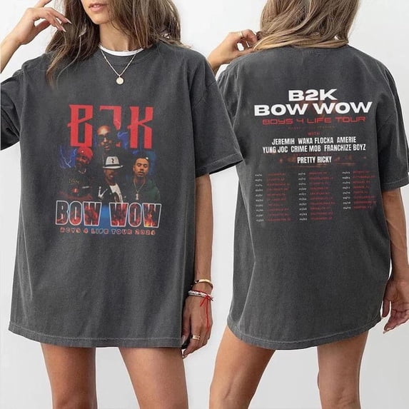 B2K Tour 2026 T-Shirt, Bow Wow Boys 4 Life Tee, Unisex Fan Gift