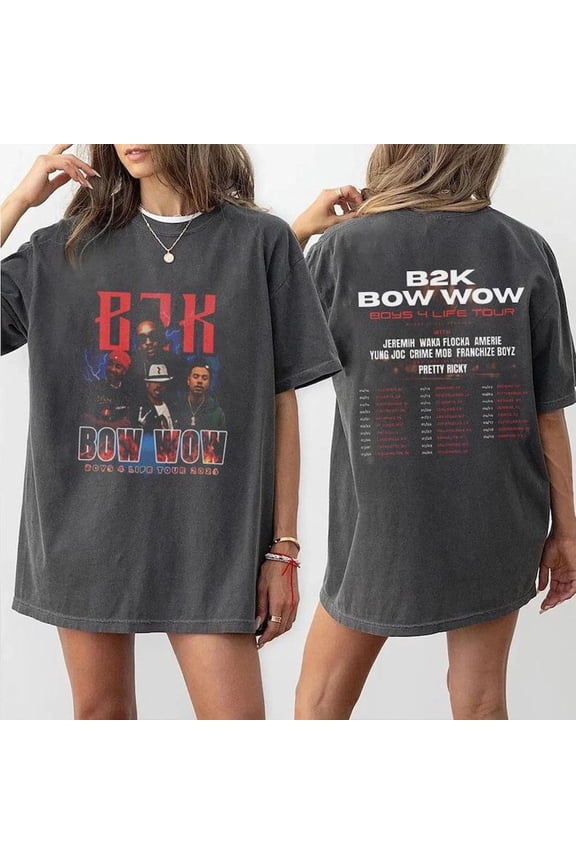 B2K Tour 2026 T-Shirt, Bow Wow Boys 4 Life Tee, Unisex Fan Gift