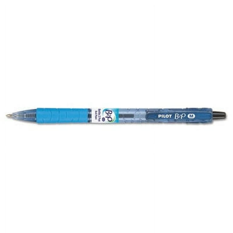 B2P Bottle-2-Pen Recycled Ballpoint Pen, Retractable, Medium 1 mm, Red Ink, Translucent Blue Barrel, Dozen B2P Bottle-2-Pen Recycled Ballpoint Pen, Retractable, Medium 1 mm, Red Ink, Translucent Blue Barrel, Dozen