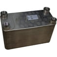 thumbnail image 1 of B3-115A 90 Plate Stainless Steel Heat Exchanger with 2" Male NPT Ports Copper Brazed, 1 of 2