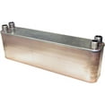 thumbnail image 1 of B3-52A 90 Plate Stainless Steel Heat Exchanger with 1" Female NPT Ports Copper Brazed, 1 of 2