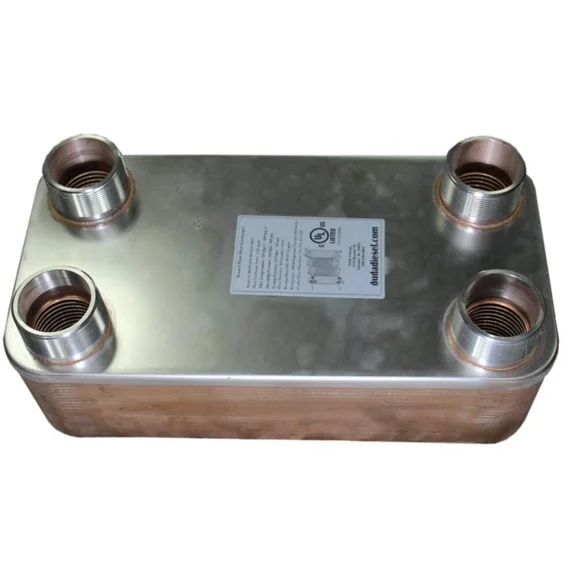 B3-63A 40 Plate Heat Exchanger 2" Male NPT