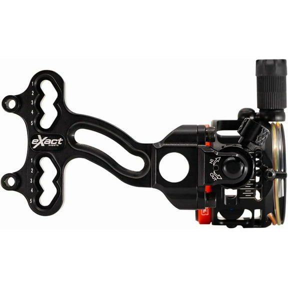 B3 ARCHERY Exact Hunter Archery Compound Bow Hunting Equipment 3-Axis Adjustable Lightweight Fixed 4 Steel Pin Sight | Sight Light Included - Mounting Options