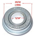 thumbnail image 1 of B30- 5/16" X 29/32" (.906) FLANGED BEARING CASTER. SOLD AS PACK OF 4, 1 of 2