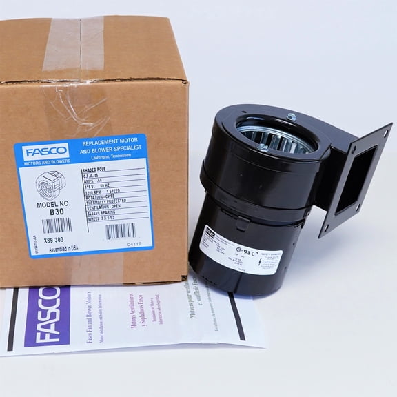 B30 Fasco Centrifugal Blower Assembly 45 CFM 3200 RPM