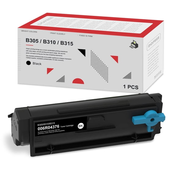 B310 1-Black 006R04376 Toner Replacement for Xerox B305 B310 B315 Printers