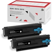 B310 Black Toner Cartridge 006R04376 2 Pack Standard Capacity 006R04376 Toner Replacement for B305 B310 B315 Printer