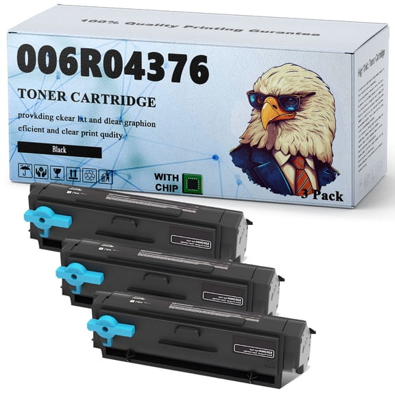 B310 Black Toner Cartridge Replacement for Xerox 006R04376 Compatible for Xerox B305 B310 B315 Printer (3000 Pages, 3 Black)