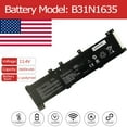 thumbnail image 1 of B31N1635 Battery for Asus VivoBook Pro 17 N705UN-GC057T Pro 17 N705FN-GC059T Pro 17 N705FN-GC038R Pro 17 N705UQ-GC064T Pro 17 N705FN-GC081R Pro 17 N705UQ-GC092T Pro 17 N705UD-GC024T, 1 of 6