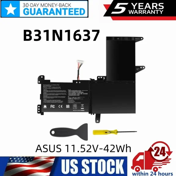 B31N1637 Battery For Asus VivoBook F510U S15 S510U X510U X541U X542U X510UR 42wh