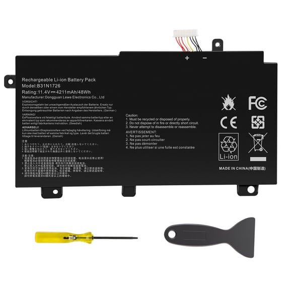 B31N1726 Laptop Battery for Asus FX80 FX86 TUF FX505GT FX505GM FX505GE FX505GD FX505DT FX505DV FX505DY FX505 FX504GD FX504GE FX504GM FX504G FFX80 FX80GD FX80G A15 FA506 A17 FA706II A41LK9H B31BNEH