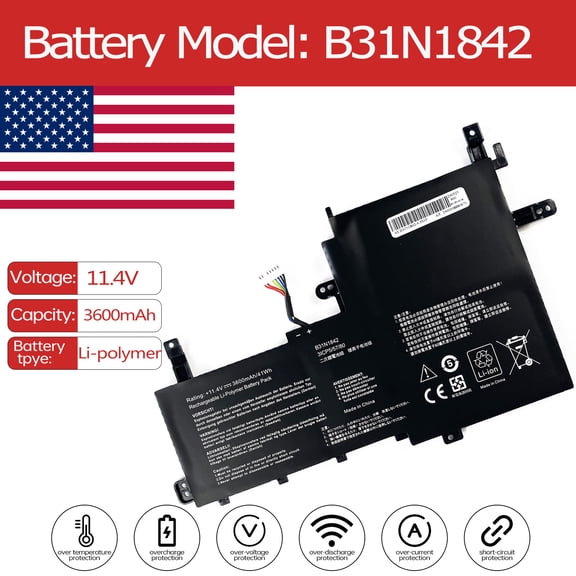 Batteria Per ASUS VivoBook 15 (K513, K513E, M513) 41Wh 11.4V – B31N1842