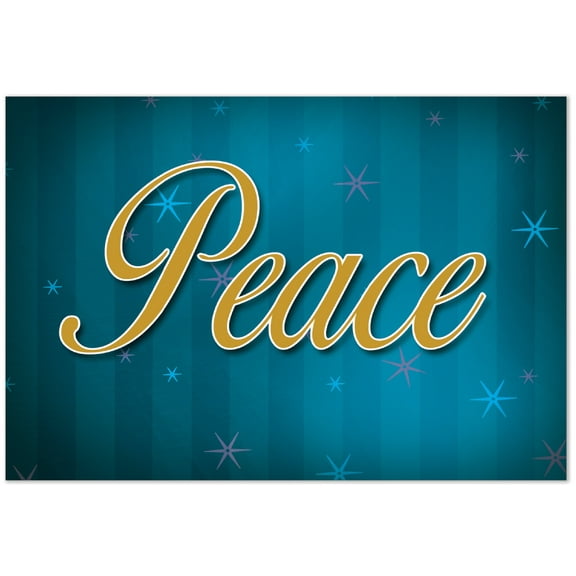 B3263CXSG Box Set of 12 Merry Messages Christmas Greeting Cards w/ Envelopes, NobleWorks