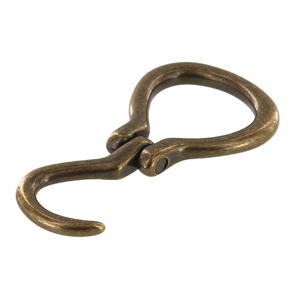 B3301 1 1/4" Antique Brass, Hoof Pick Buckle, Solid Brass-LL
