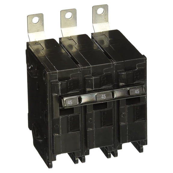 B345 45-Amp Three Pole 240-Volt 10KAIC Bolt in Breaker