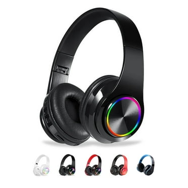 B39 RGB Luminous Wireless Gaming Headset Stereo Headphone Bluetooth 5.0 Foldablet Earphone Headphone Mic (3.5mm Plug)