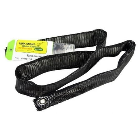 B3C Fuel Solutions 6-048-1-X 48 in. Diesel Tank Snake- Black