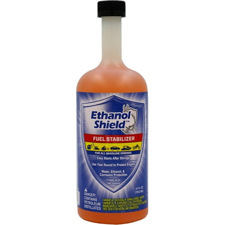 Ethanol Shield Fuel Stabilizer, 24 oz. Keeps Fuel Fresh, Gasoline Treatment Fuel Additive That Protects Fuel System, Gas Stabilizer for Fuel Storage, Antioxidant and Anticorrosive