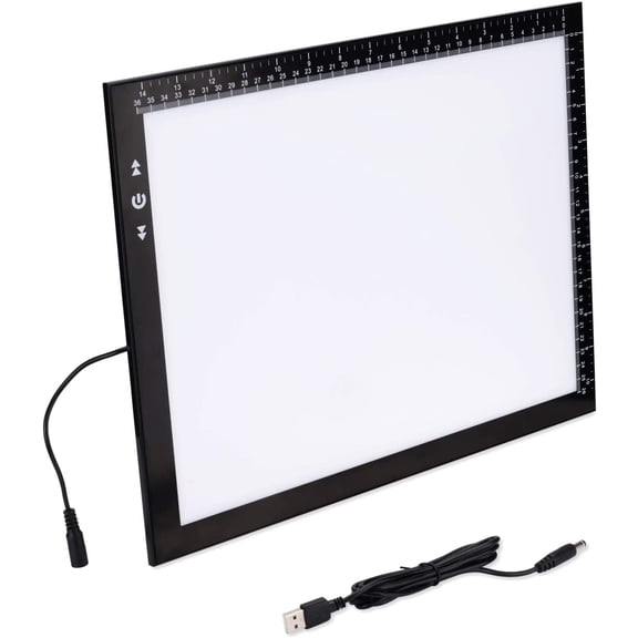 B4/A3s LED Artist tracing Light Box Copy Table, Adjustable High Brightness Light Pad for Tatto Drawing, Sketching, Animation,Diamond Painting Accessories
