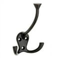 thumbnail image 1 of B42305-FB Tri-Prong Flare Top Robe Coat Hook Flat Black, 1 of 4