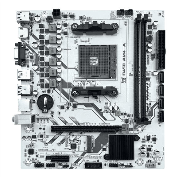 B450 Motherboard for  Processor Dual-Channel DDR4 Memory AM4 Mainboard M.2 NVME (Supports Ryzen 5500 5600 5600G CPU)