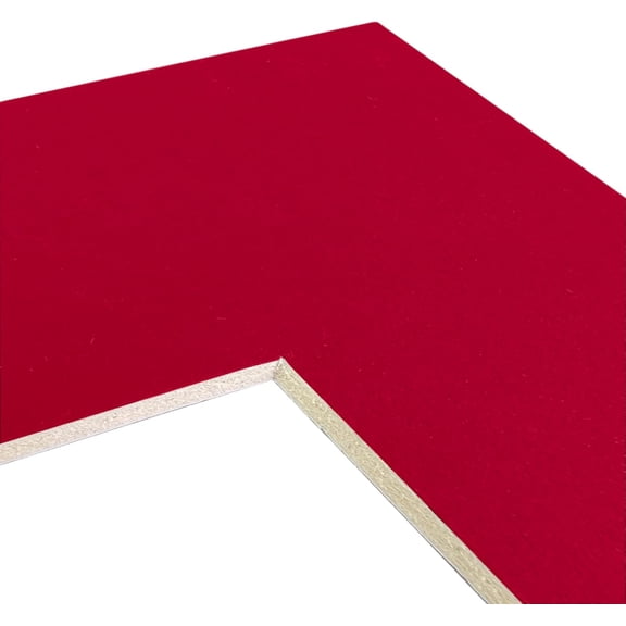 B459 Pre-Cut Mat Board for 18x24 Print, 22x28, Deep Red