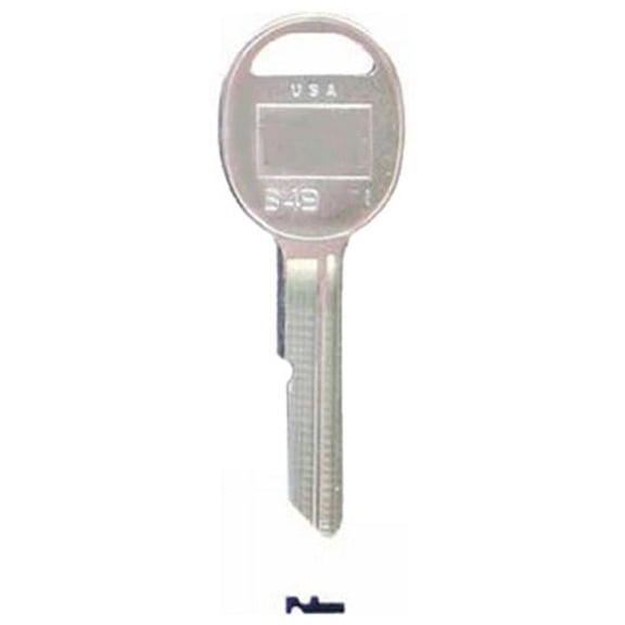 B49-S1098B 1 x 0.1 in. Ilco Key Blank B-Keyway For General Motors Doors & Trunk, Pack Of 10