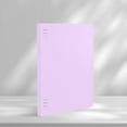 thumbnail image 1 of B5 8-Ring Notebook Binder – Frosted PP Loose-Leaf Cover with Smart Ring Push-Pull Mechanism, Thin Binder for School, Office, Work, Journal Supplies (Paper Not Included), 1 of 9