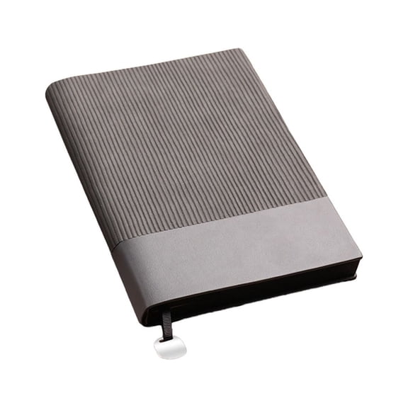 B5 A5 PU Business Notebook Ribbon Bookmark 320 Pages Wide Lined Office Supplies