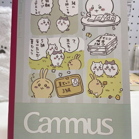 B5 Chiikawa 30 Sheets Notebook Line Paper Journal Diary Sketchbook Office Stationery Notebook Memo Pad for Outdoor Home Office