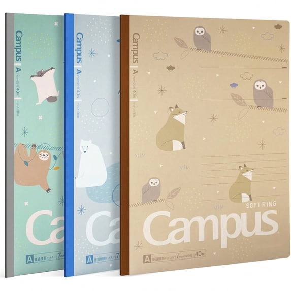 Note Pages College Ruled B5 Composition Notebooks, 3 Pack Campus Comp Book with College Ruled ...