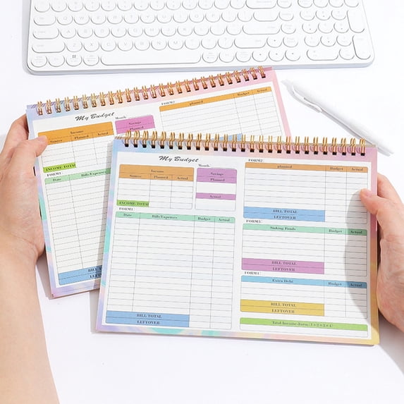 B5 Daily and Weekly Financial Accounting Book Family Income and Expenditure Cash Budget Plan Book,1*Budget Book