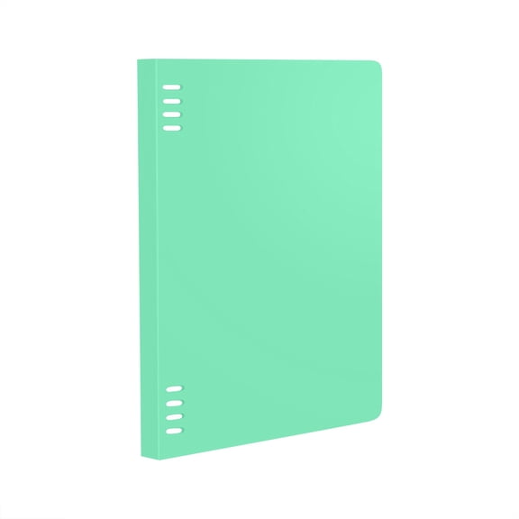 B5 Loose Leaf Folder Cover,Sliding Notebook Cover,Removable Loose Leaf Frosted Notebook Cover,Loose Leaf Binder Cover Organizer,for Home Office Supplies,8.27x10.83 inch(Green)