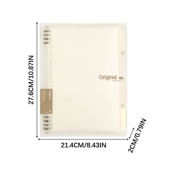 B5 Loose-Leaf Notebook with -Touch Cover and Thick Paper, Comfortable Youngster Notepad for Note-Taking, Refillable Binder with Skin-Friendly Feel for Campus and Office Organization